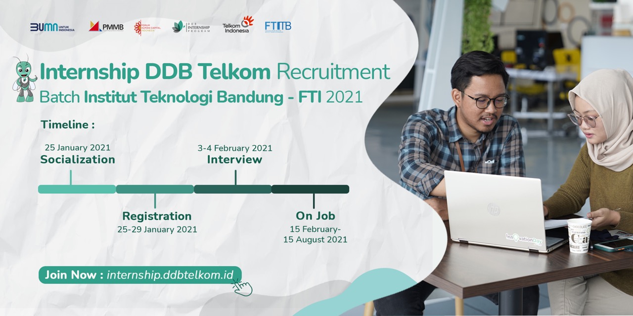 Sosialisasi Internship DDB Telkom Recruitment 2021