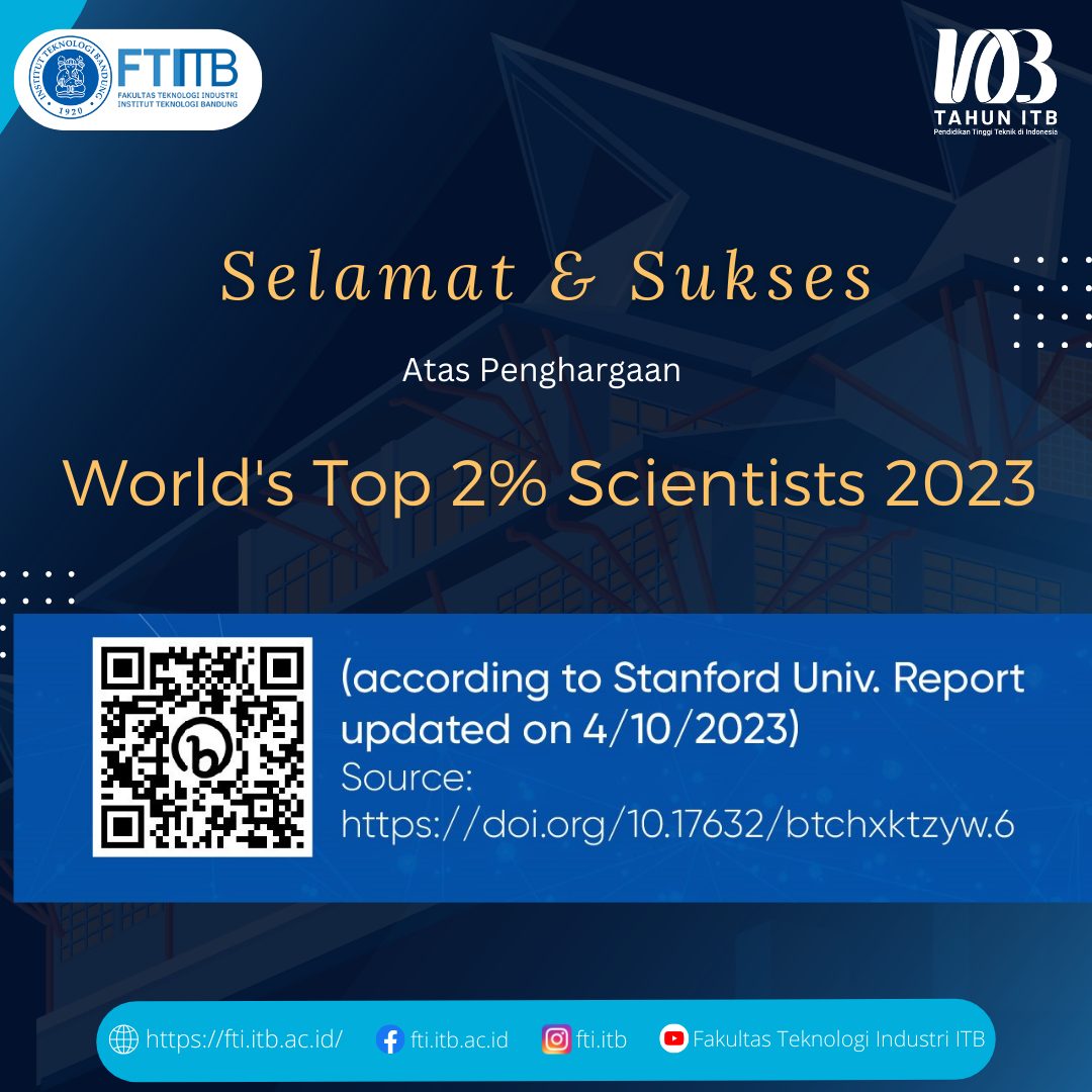 Dosen FTI ITB Top 2% World Scientist 2023