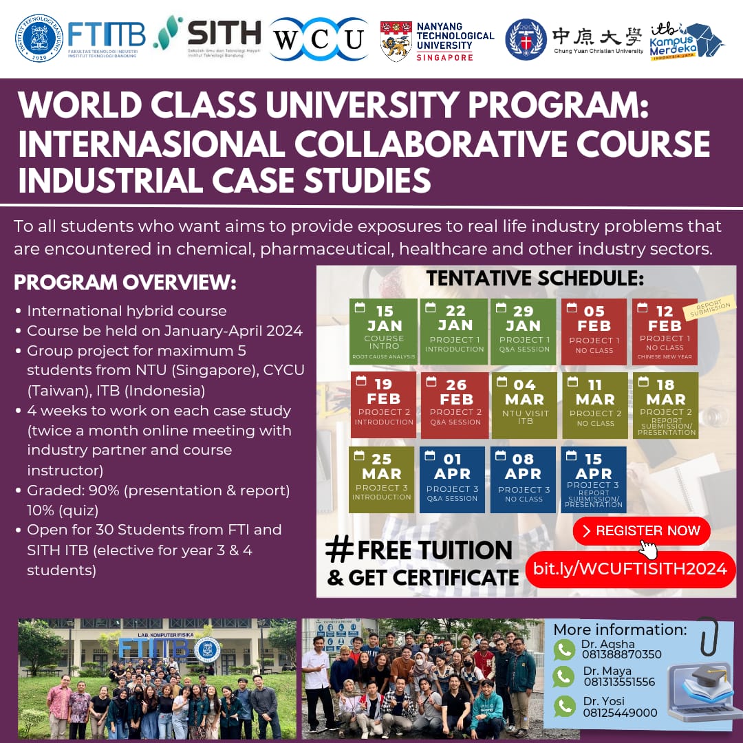World Class University Program: International Collaborative Course Industrial Case Studies
